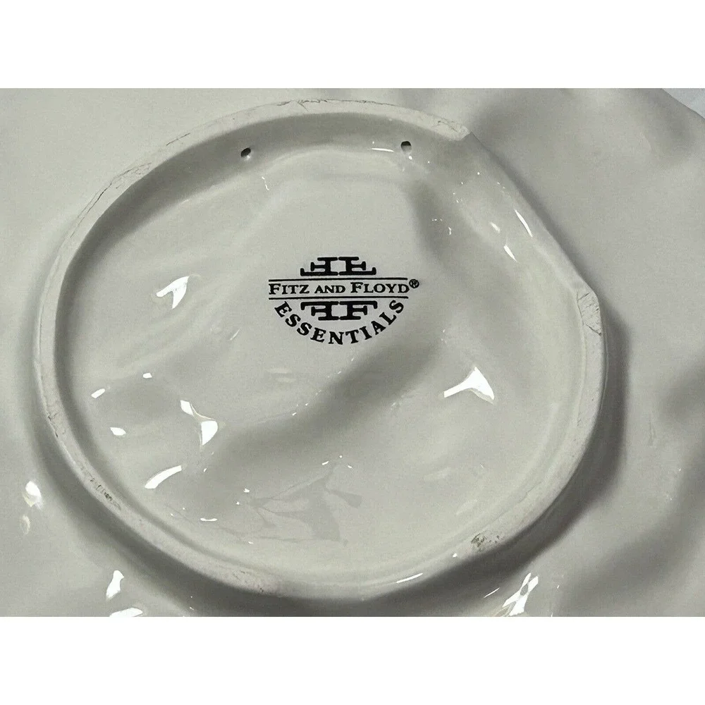 Fitz & Floyd Essentials Kristmas Kitty Cat Canape Plate Cookie Dish‎ Wall Decor